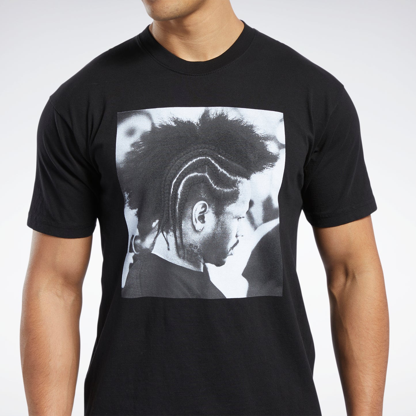 Reebok Apparel Men Allen Iverson Braids T-Shirt Black