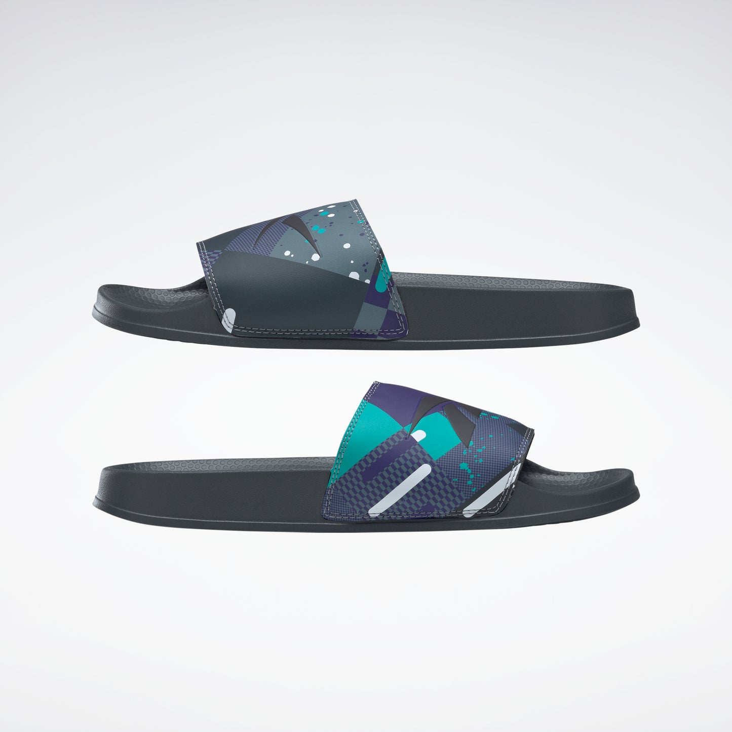 Reebok Footwear Men Classic Slides Cblack/Purgry/Pugry6