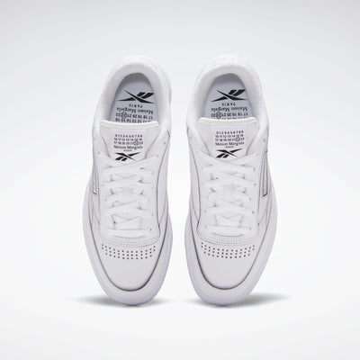 Reebok Footwear Men Maison Margiela Club C Shoes White/Black/White
