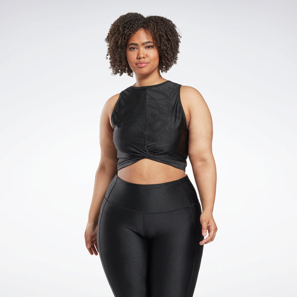 Black Yoga Set For Women W/ Sports Bra & Fitted Mesh Cropped Yoga