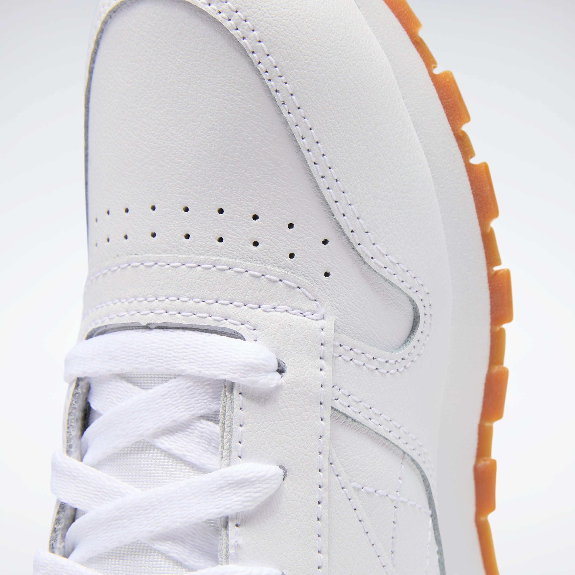 Reebok Footwear Kids Classic Leather Shoes Child White/Gum