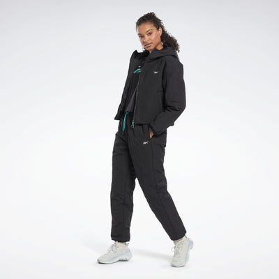 Reebok Apparel Women Thermowarm+Graphene Zip-Up Jacket Black