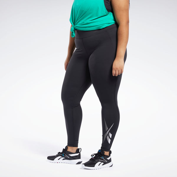 Reebok Lux 2.0 Mid Rise Womens Long Training Tights - Blue – Start Fitness