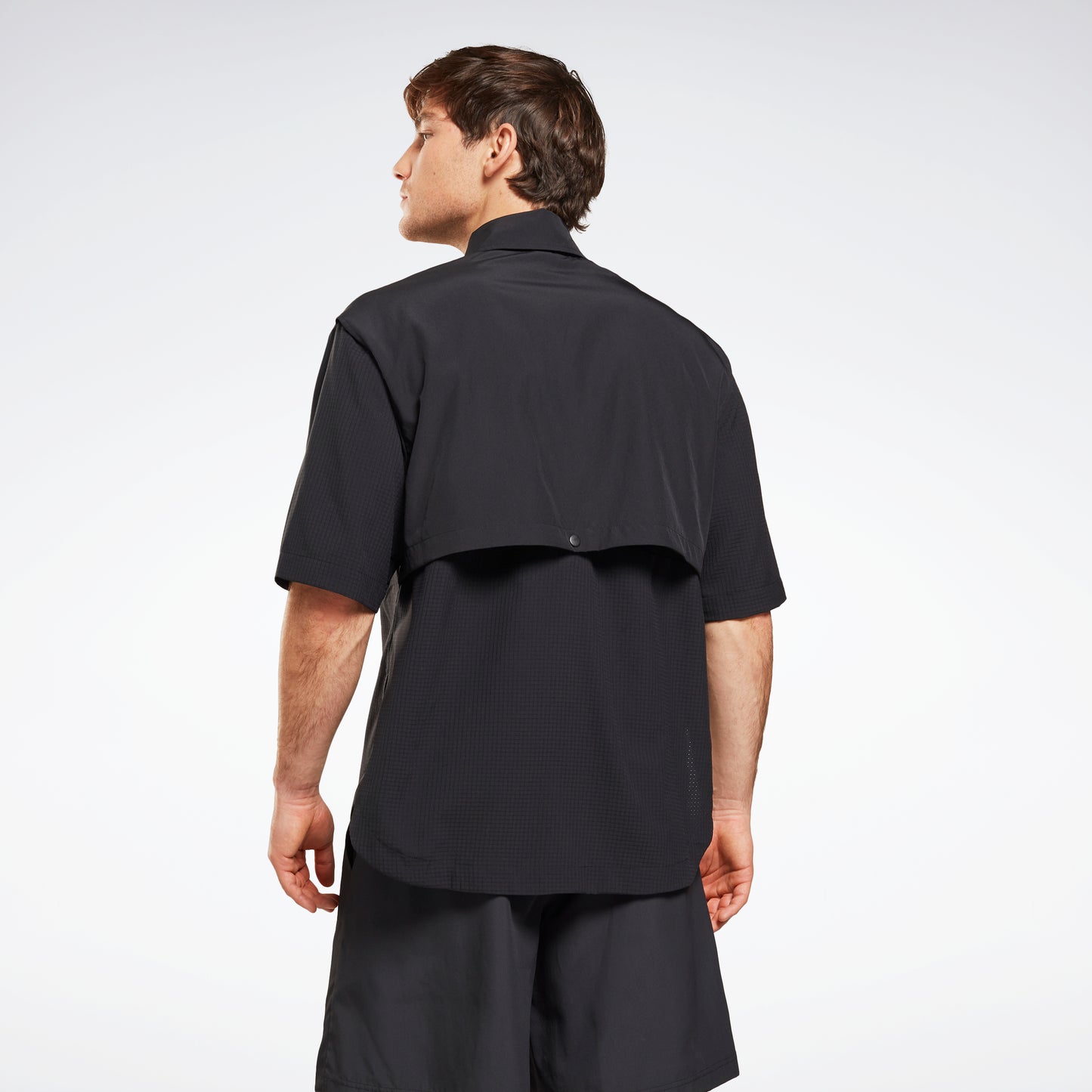 Reebok Apparel Men Ars Activchill+ Woven T-Shirt Black