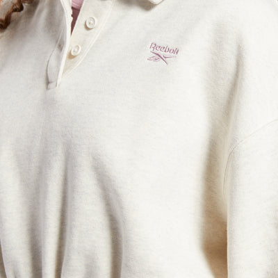 Reebok Apparel Women Classics French Terry Collared Sweatshirt Clwtml