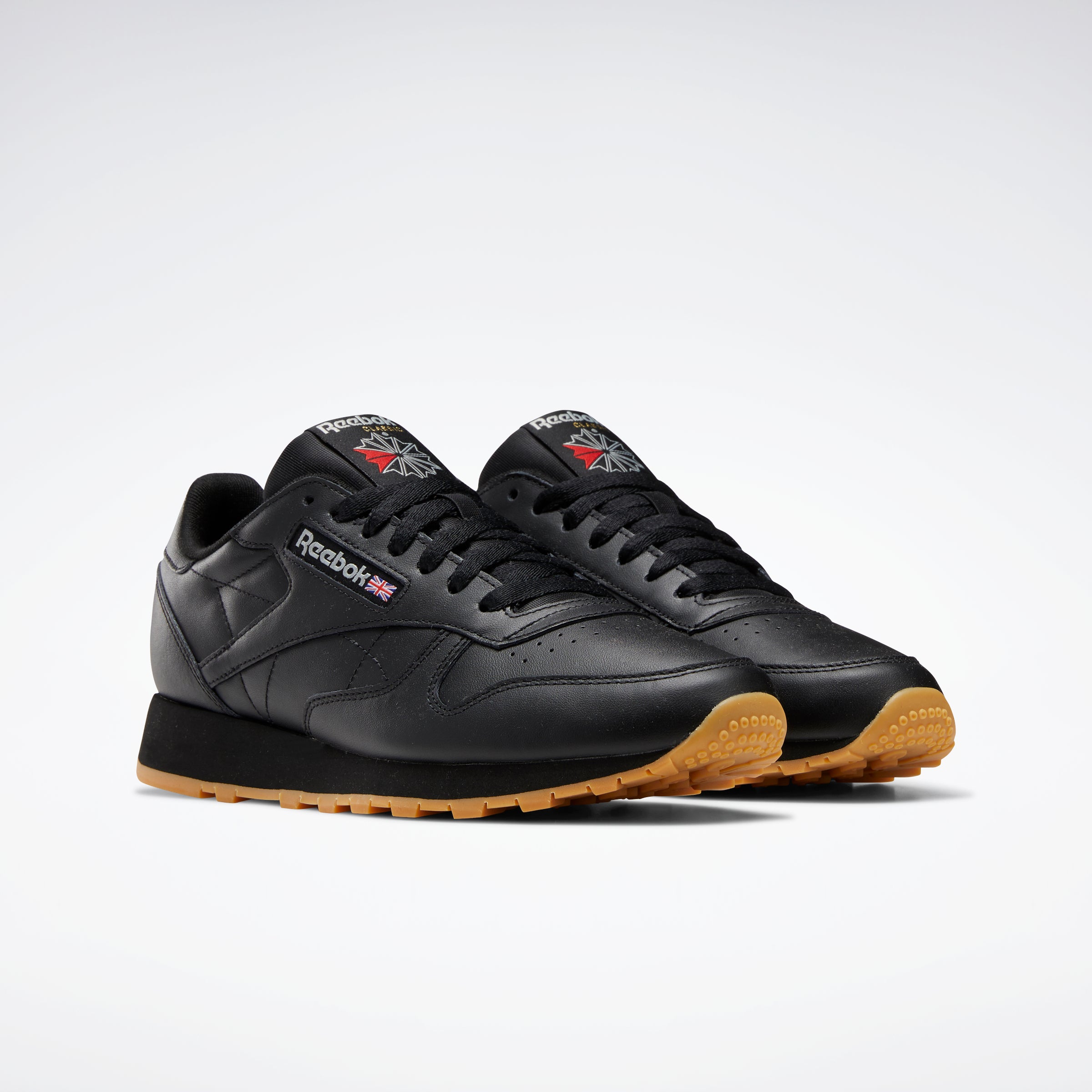 Reebok Footwear Men Classic Leather Shoes Cblack Pugry5 Rbkg03 Reebok Reebok Footwear Men Classic Leather Shoes Cblack Pugry5 Rbkg03 Reebok