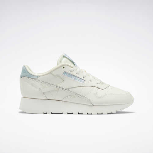 Reebok Footwear Women Classic Leather Make It Yours Shoes Chalk/Chalk/Seagry