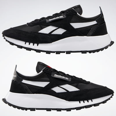Reebok Footwear Men Classic Leather Legacy Shoes Cblack/Cdgry7/Vecred