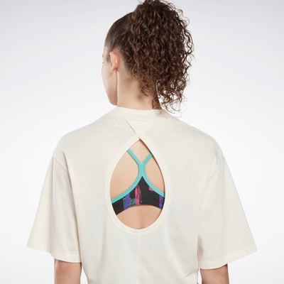 Reebok Apparel Women Myt Cutout T-Shirt Clawht