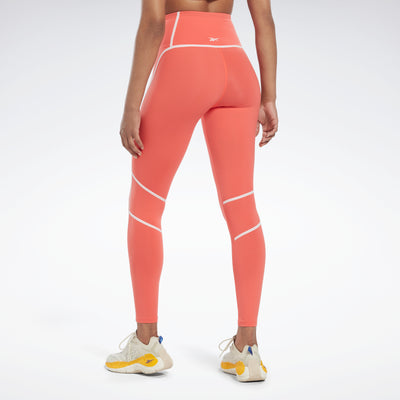 RBX Activewear Women’s Size S Pink, Orange, Grey Striped Yoga Pants Leggings