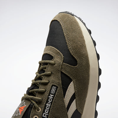 Chaussures Reebok Footwear Hommes Classic Leather Shoes Cblack/Armgrn/Stucco