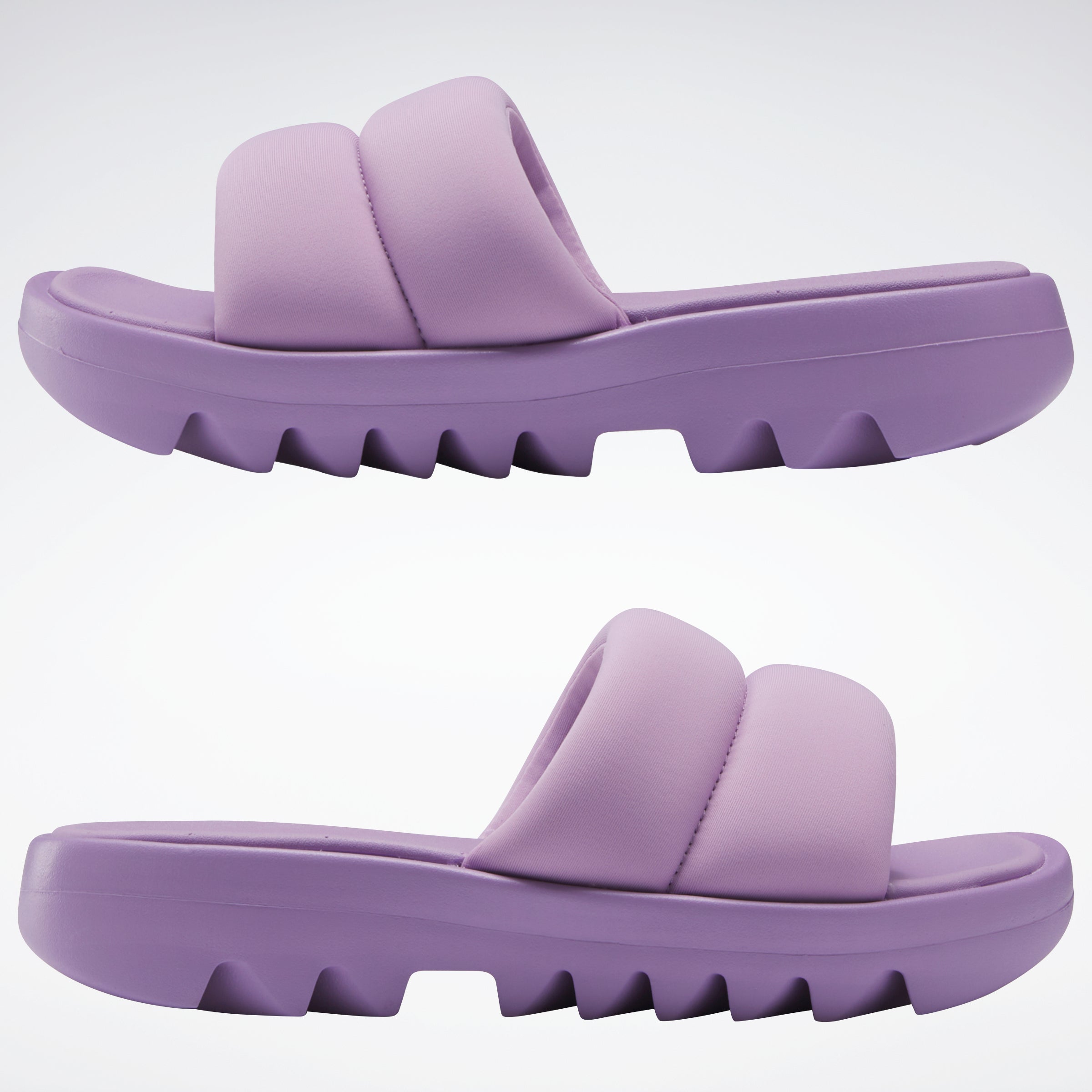 Reebok Footwear Women Cardi B Slides Puzzled Purple/Puzzled Purple