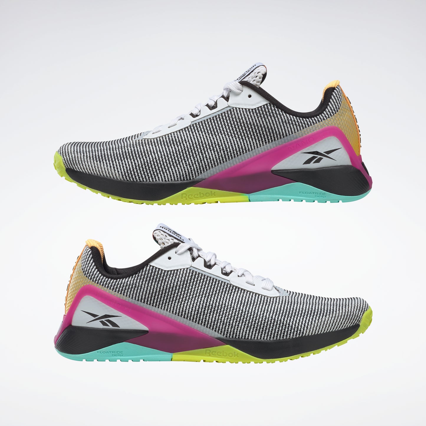 Reebok Footwear Women Nano X1 Grit Shoes Ftwwht/Cblack/Purpnk