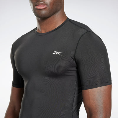 Reebok Apparel Men Workout Ready Compression T-Shirt Nghblk