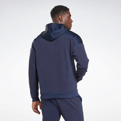 Reebok Apparel Men Workout Ready Thermowarm Zip-Up Sweatshirt