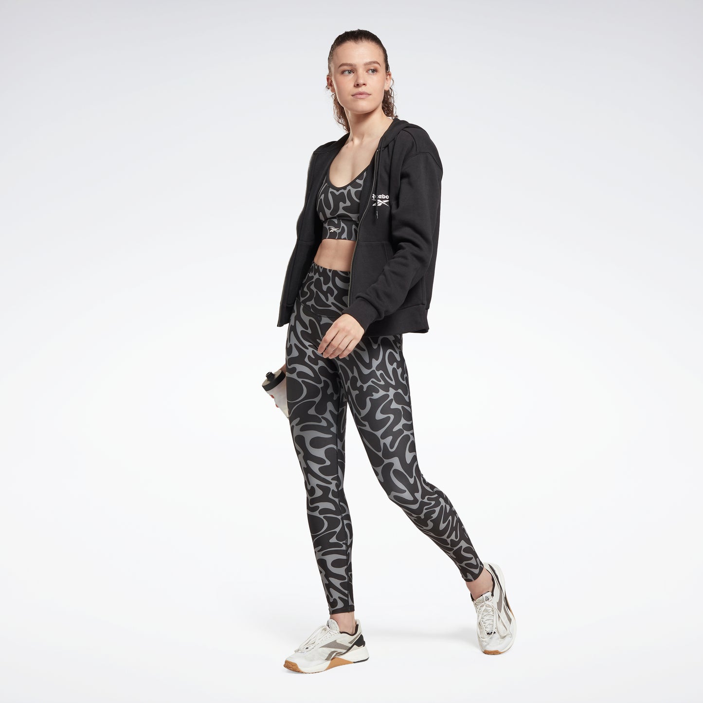  Reebok FEMALE Workout Ready Leggings TIGHT, Night Black, XX-Small  Short US : Clothing, Shoes & Jewelry