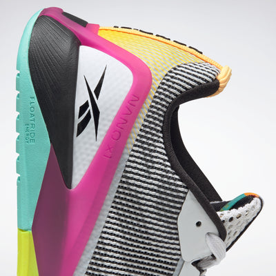 Reebok Footwear Women Nano X1 Grit Shoes Ftwwht/Cblack/Purpnk