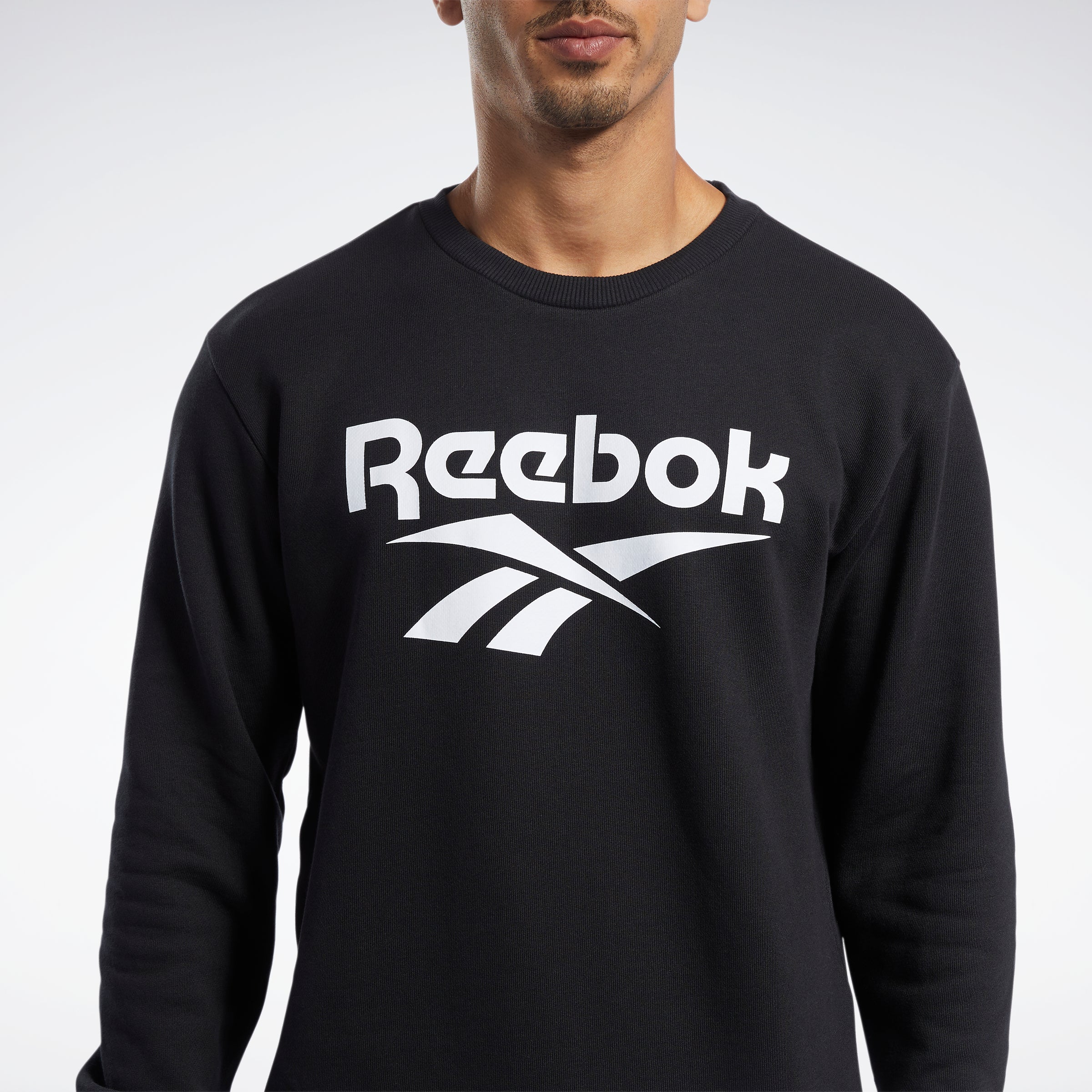 Reebok Apparel Men Classics Vector Crew Sweatshirt Black – Reebok