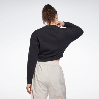 Reebok Apparel Women Dreamblend Cotton Midlayer Sweatshirt Black – Reebok  Canada