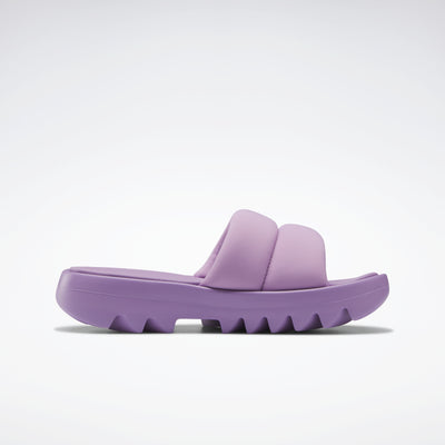 Reebok Footwear Women Cardi B Slides Puzzled Purple/Puzzled Purple/
