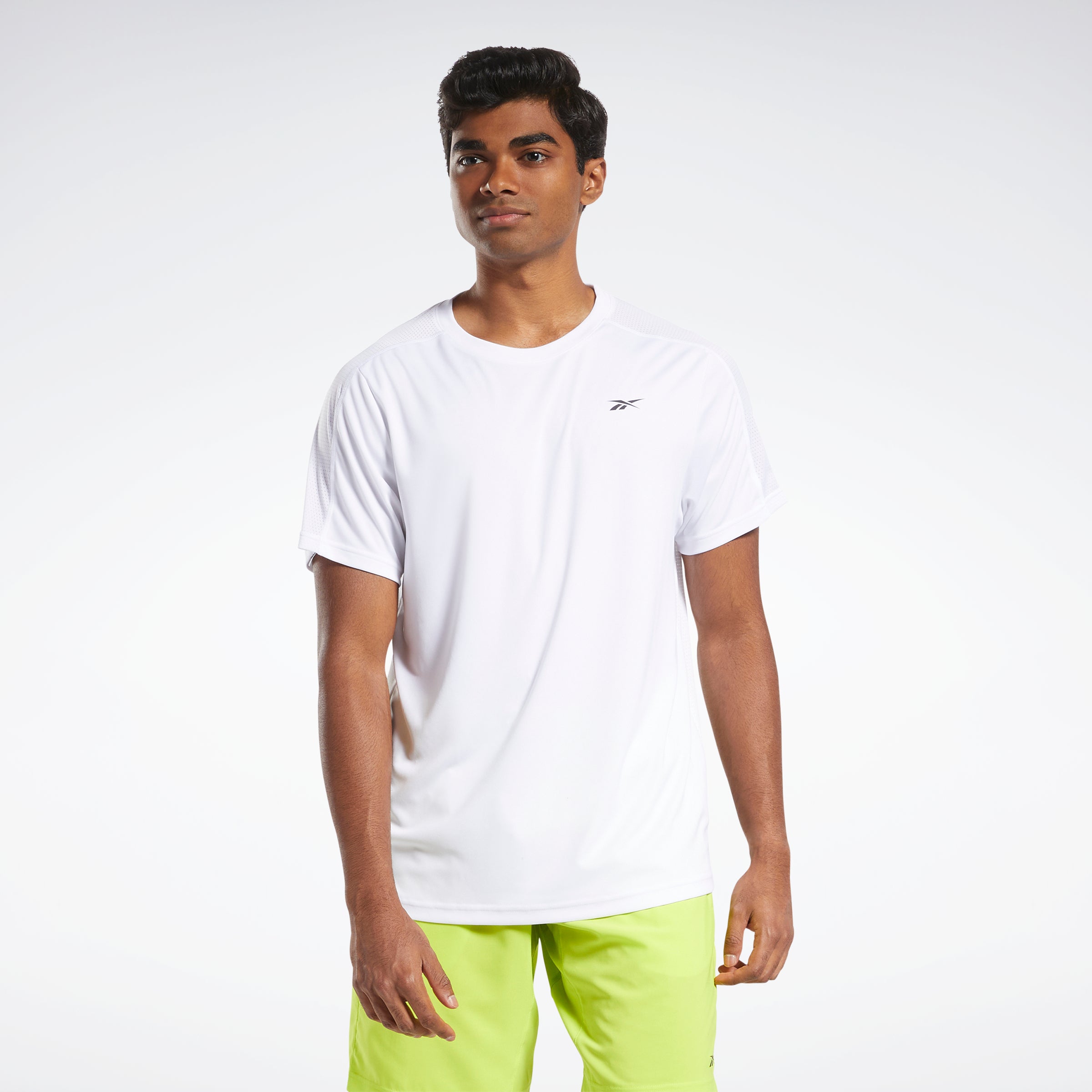 Reebok Apparel Men Workout Ready Tech T-Shirt White/White – Reebok