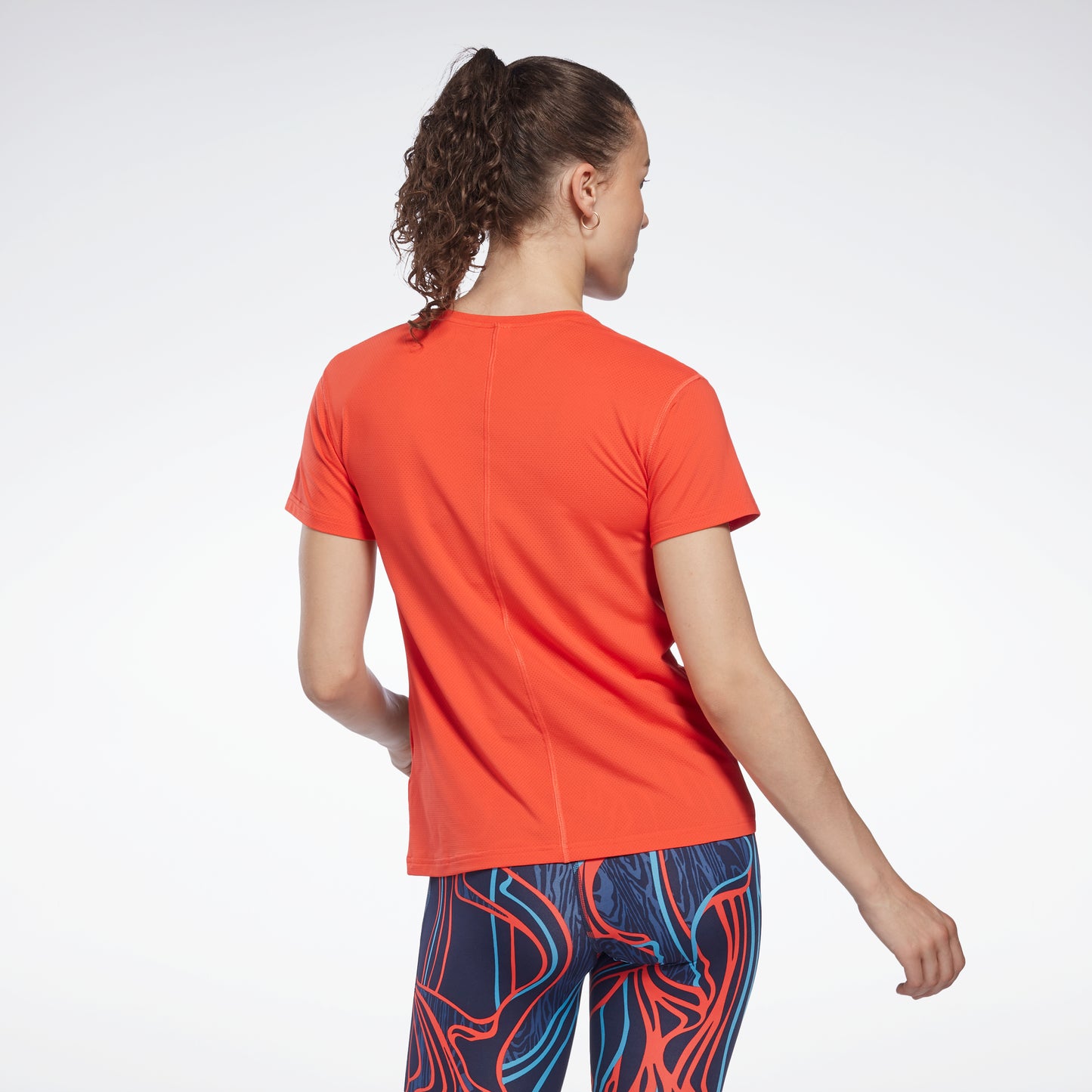 Reebok dri fit t shirt womens red Clearance