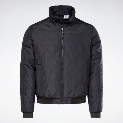 Reebok Apparel Men Outerwear Fleece-Lined Jacket Black