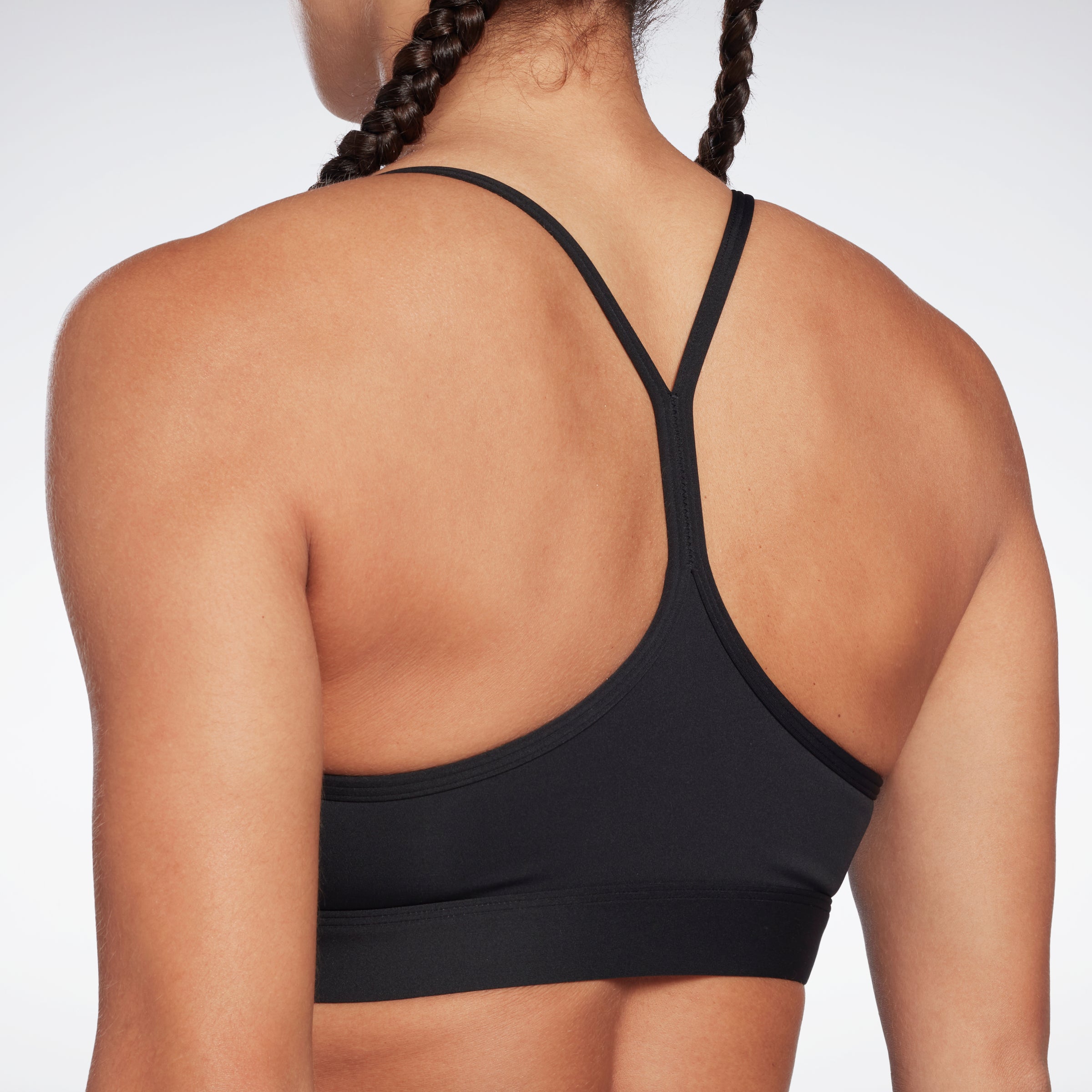 Reebok Apparel Women Reebok Lux Skinny Strap Medium-Support Sports Bra