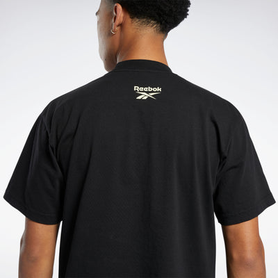 Reebok Apparel Men Allen Iverson Hot Colour T-Shirt Black