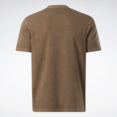 Reebok Apparel Men Classics Natural Dye T-Shirt Trkgry