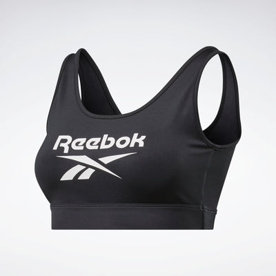 Reebok Apparel Women Classics Vector Low-Impact Sports Bralette Noir