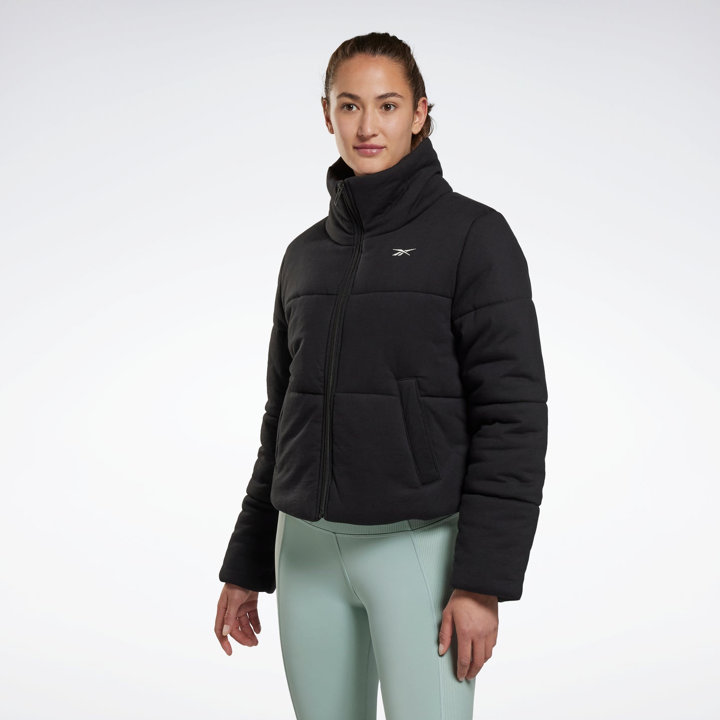 Reebok black puffa jacket Clearance