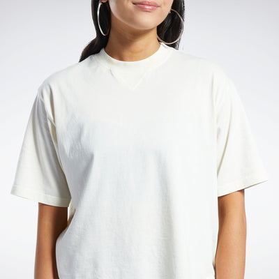 Reebok Apparel Women Classics Natural Dye Boxy T-Shirt Nondye