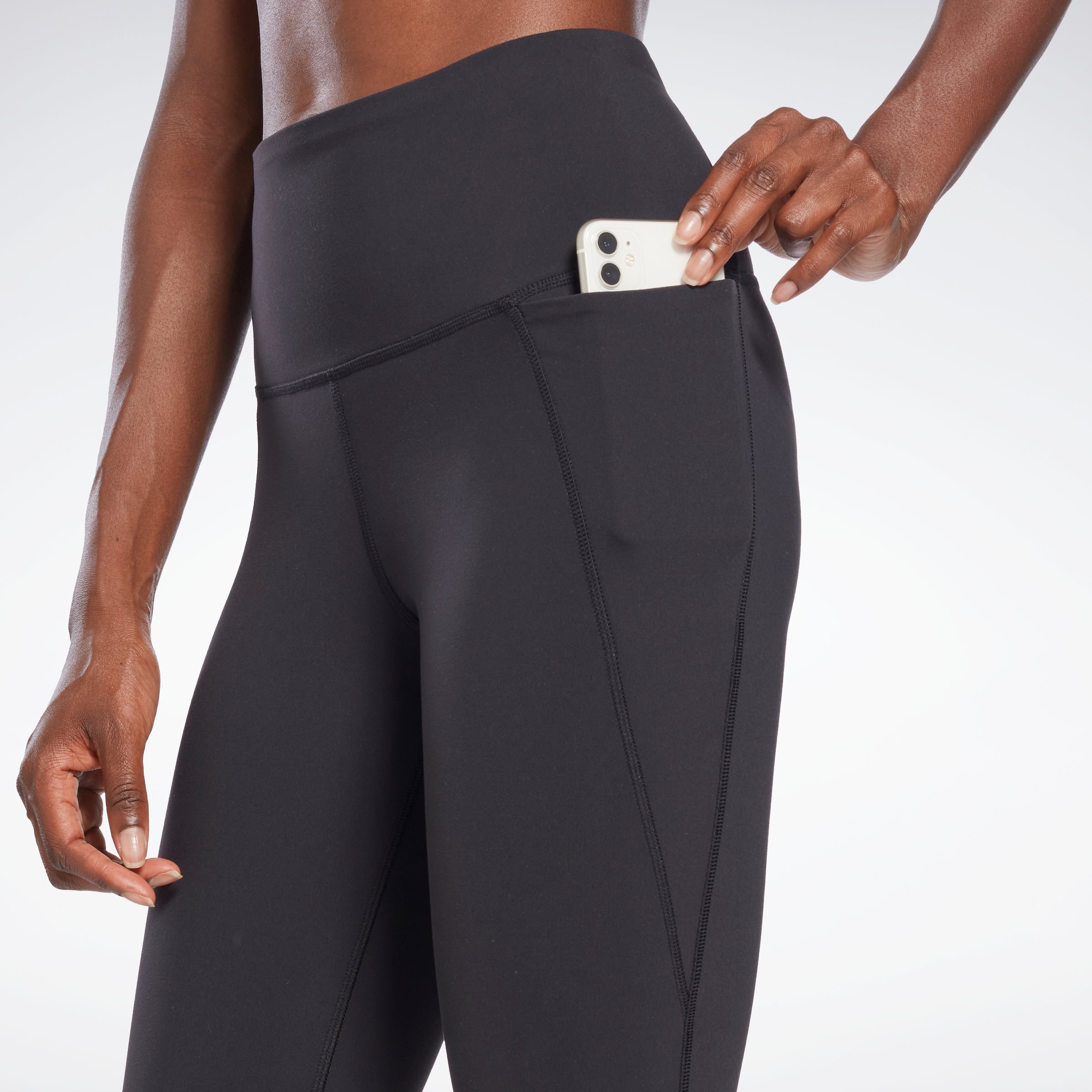 Reebok Apparel Women Lux High-Waisted Leggings Black