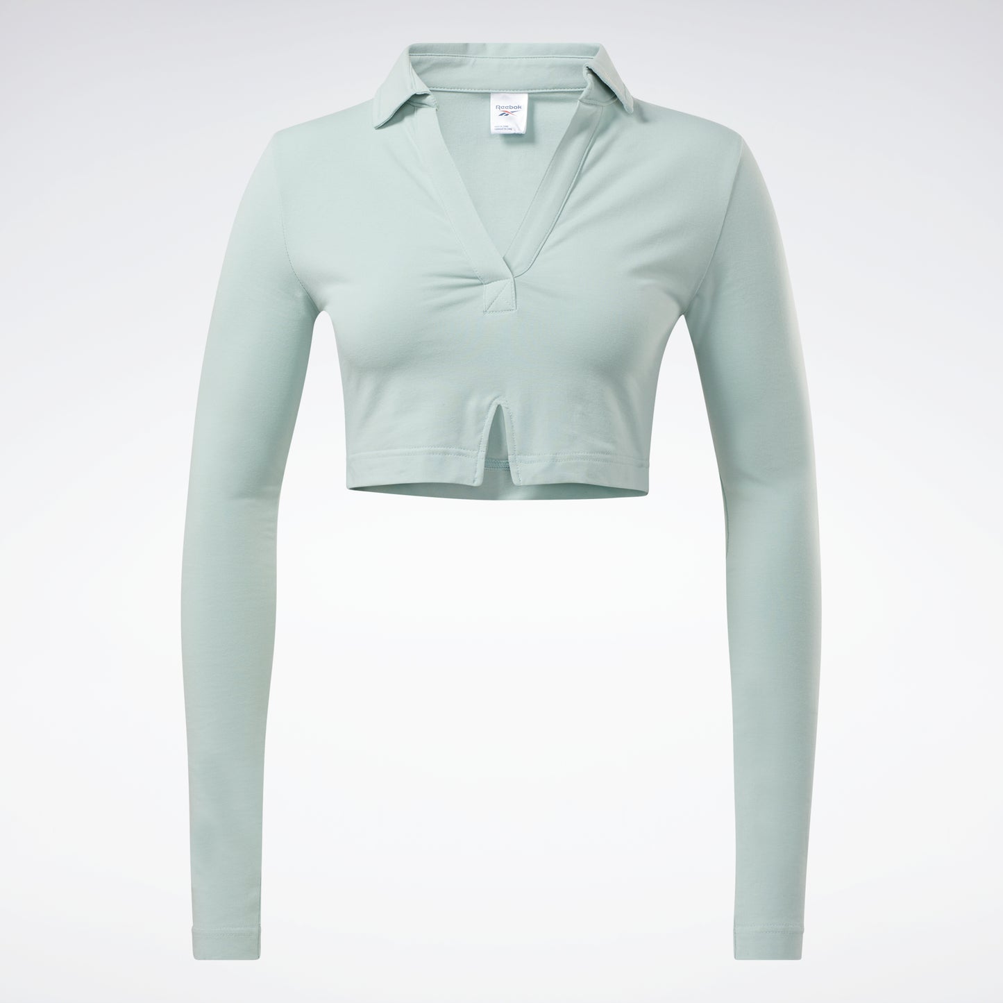 Reebok Apparel Women Classics Long Sleeve Polo Shirt Top Seagry