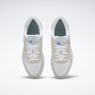Reebok Footwear Men Classic Nylon Shoes White/White/Lgtgre