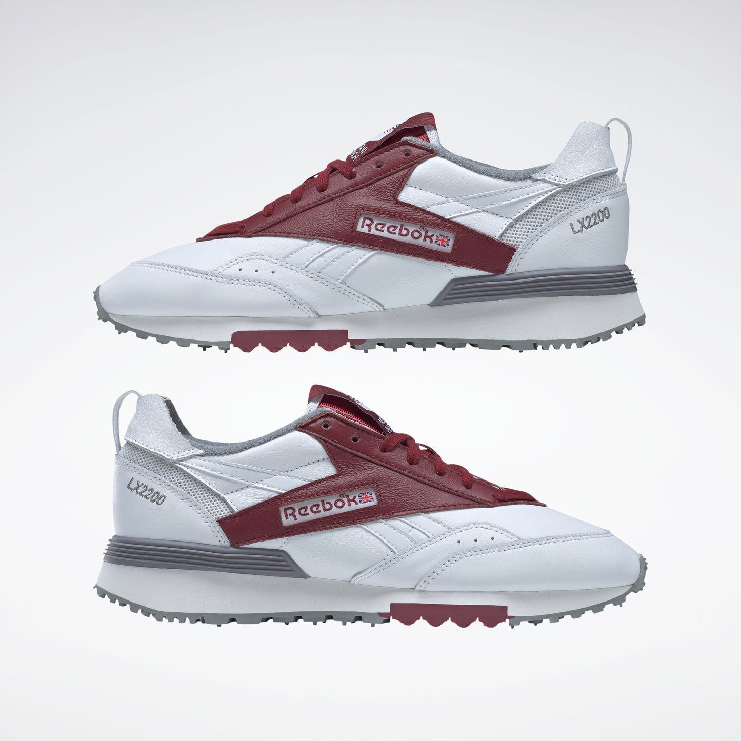 Reebok Footwear Men Lx2200 Mountain Research Shoes Ftwr White/Classic Burgundy/Pu