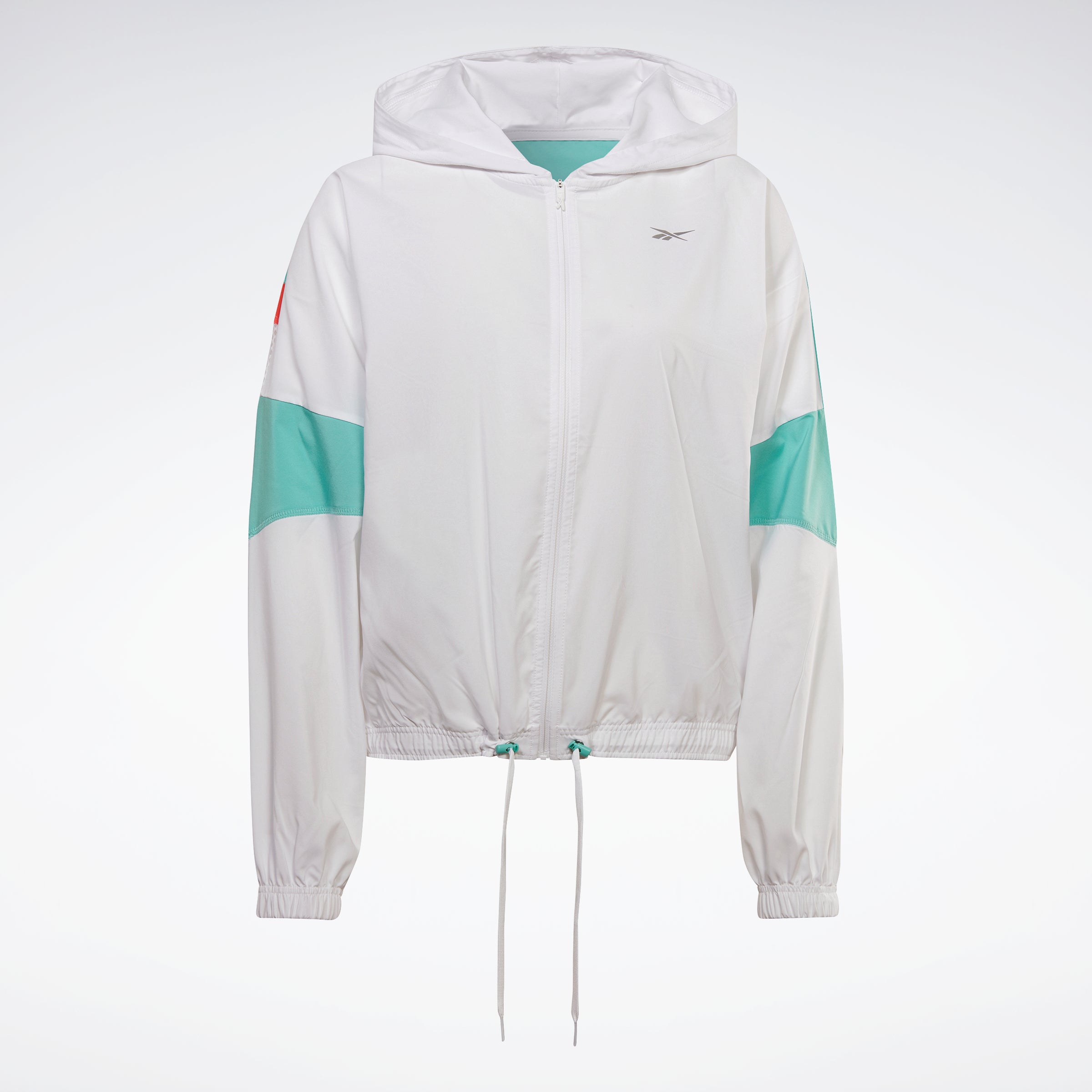 Reebok on sale white windbreaker