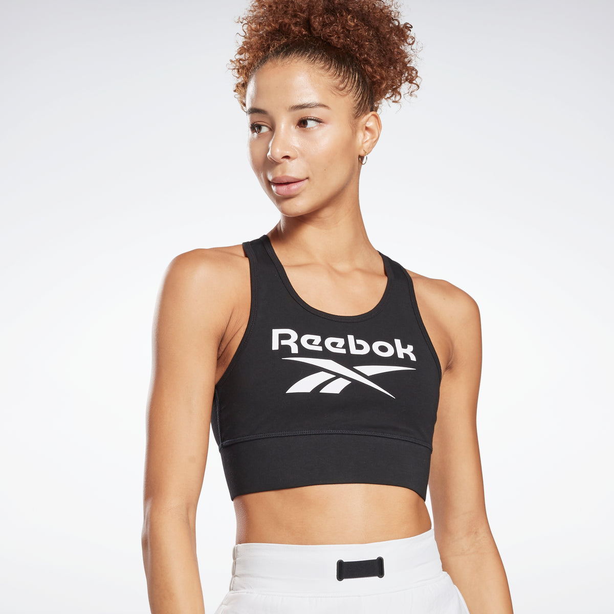 Sport Bra Reebox Reebok Apparel Women Reebok Identity Sports Bra Black – Reebok Canada