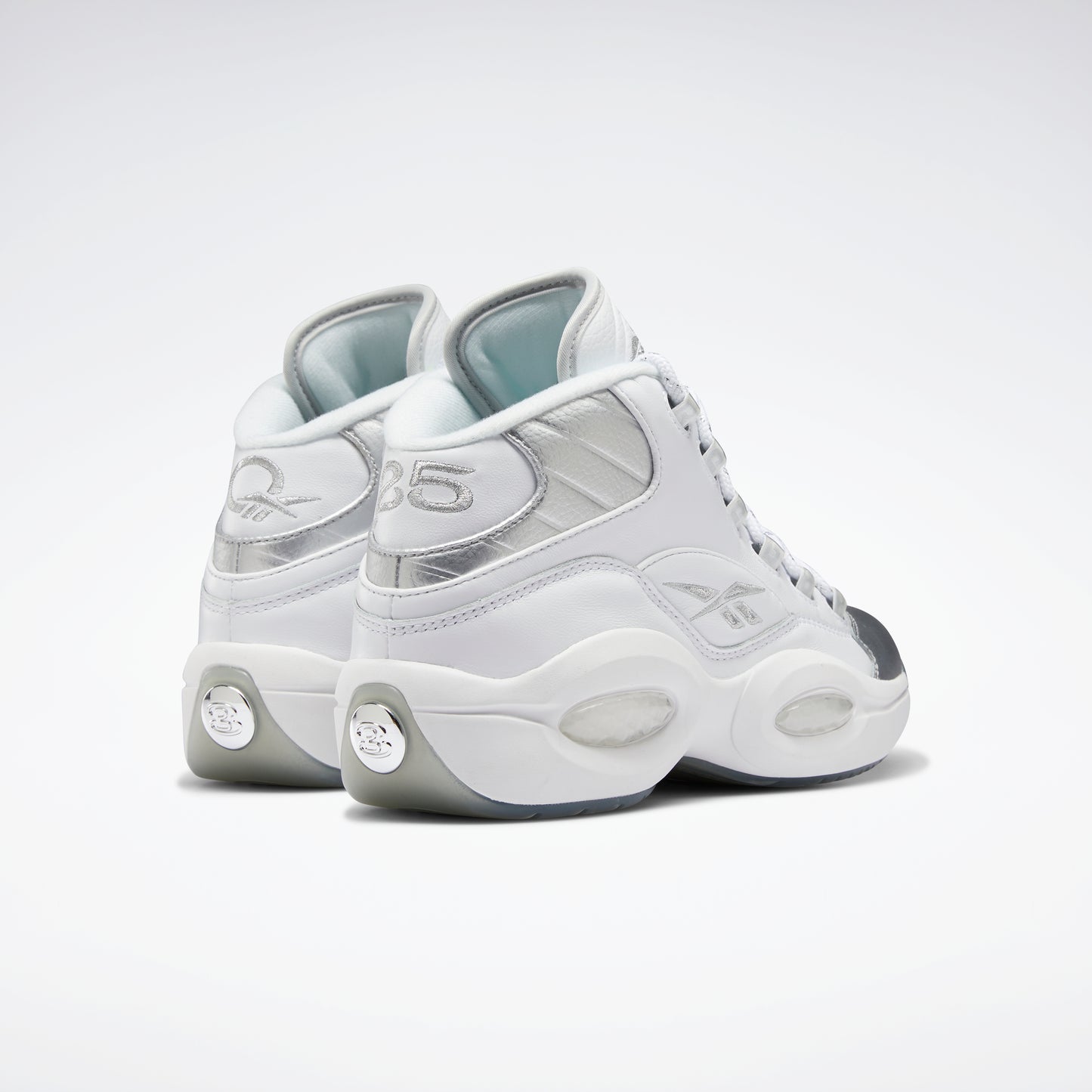 Chaussures Reebok Footwear Hommes Question Mid Chaussures Ftwwht/Ftwwht/Silvmt