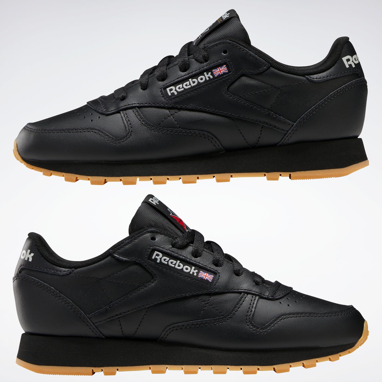 Reebok Footwear Women Classic Leather Shoes Cblack/Pugry5/Rbkg03 ...