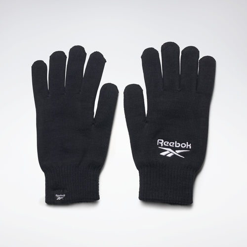 Reebok Apparel Men Sports Essentials Logo Gloves Black