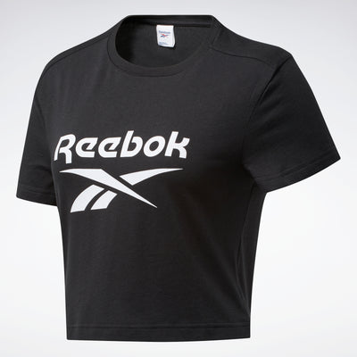 Reebok Apparel Women Classics Big Logo T-Shirt Noir