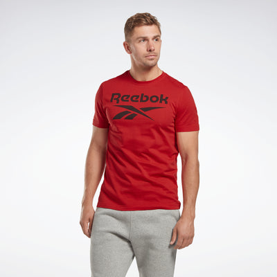 Reebok Apparel Men Reebok Identity Big Logo T-Shirt Vecred