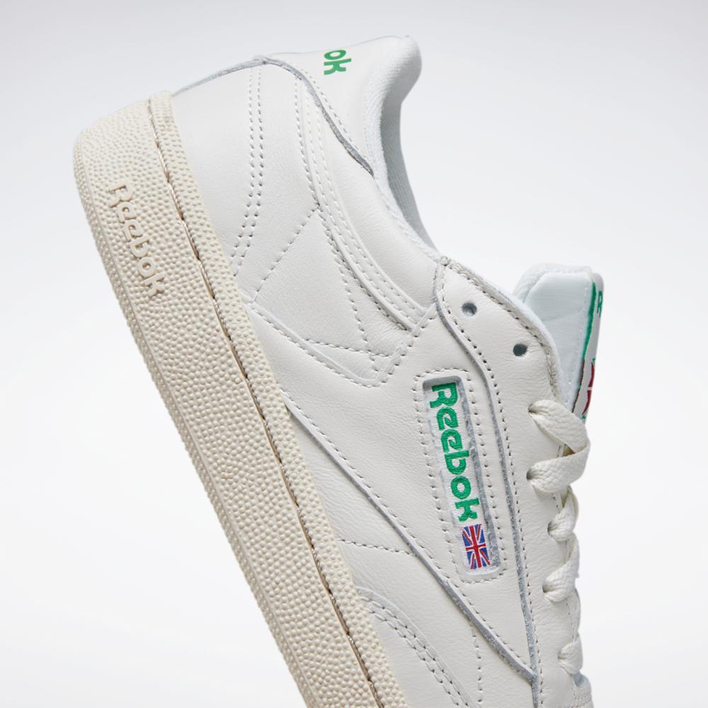 Reebok Footwear Women Club C 85 Vintage Shoes CHALK/GLEN GREEN/PAPERWH