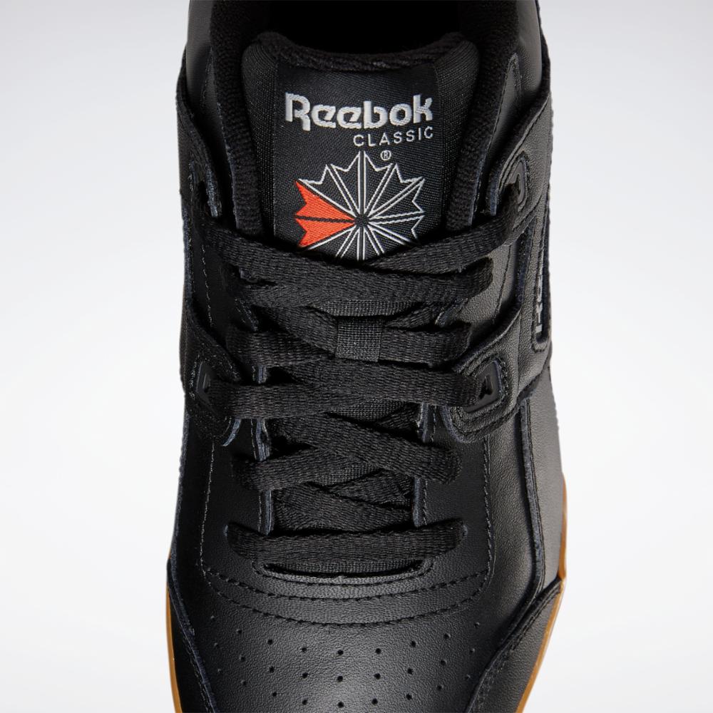 Black reebok workout trainers best sale