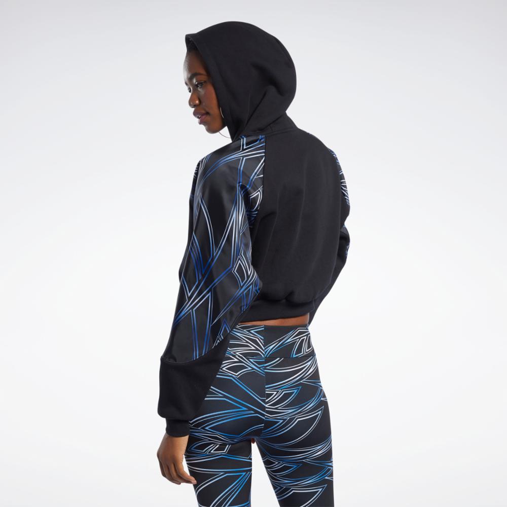 Reebok dance hot sale cropped hoodie