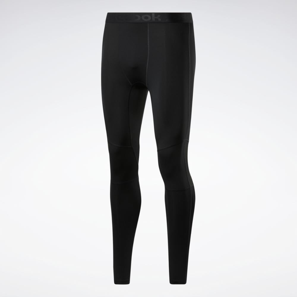 Reebok Apparel Men Workout Ready Compression Tights BLACK Reebok Canada