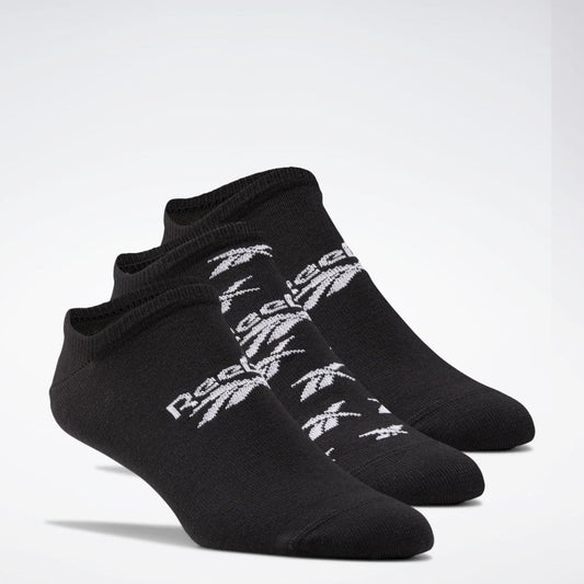 Reebok Apparel Men Classics Invisible Socks 3 Pairs BLACK