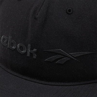 Reebok Apparel Men Classics Vector Flat Peak Cap BLACK/BLACK/BLACK
